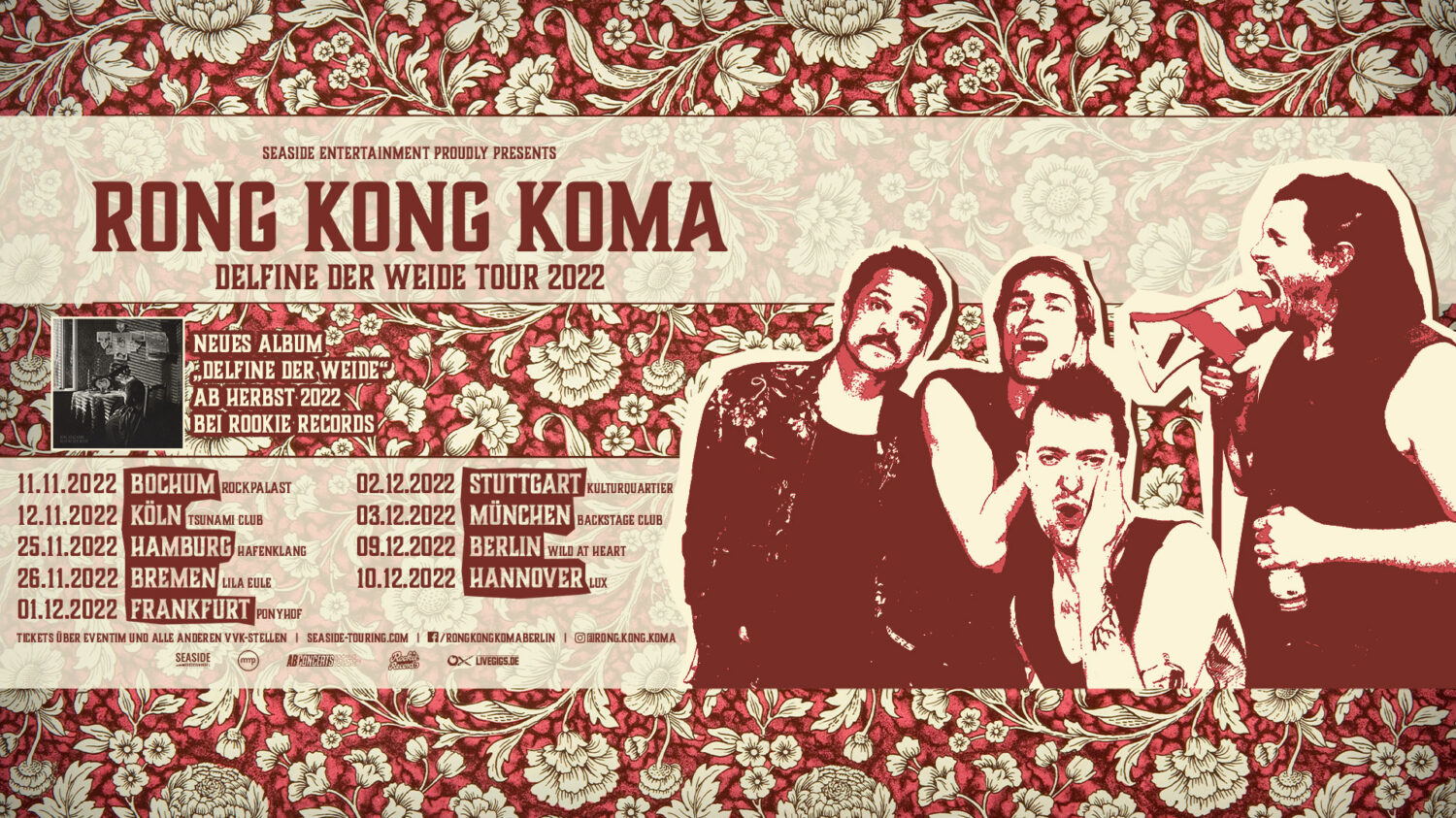 Neues Album & Tournee: Rong Kong Koma – aus unserem Musikverlag